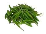 Fresh green chillies 250g.